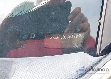 2011 Mini Cooper S z USA, uszkodzony, nr VIN WMWSV3C50BTY14957